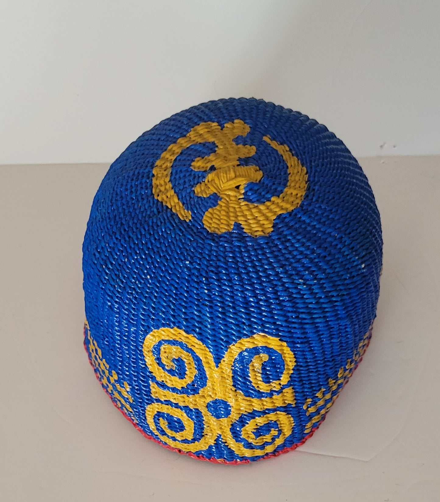 Bolga Cap with Ashanti Symbols