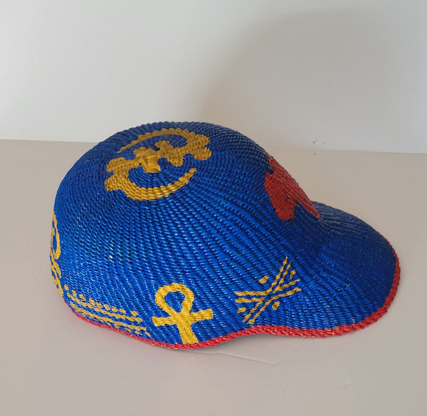 Bolga Cap with Ashanti Symbols